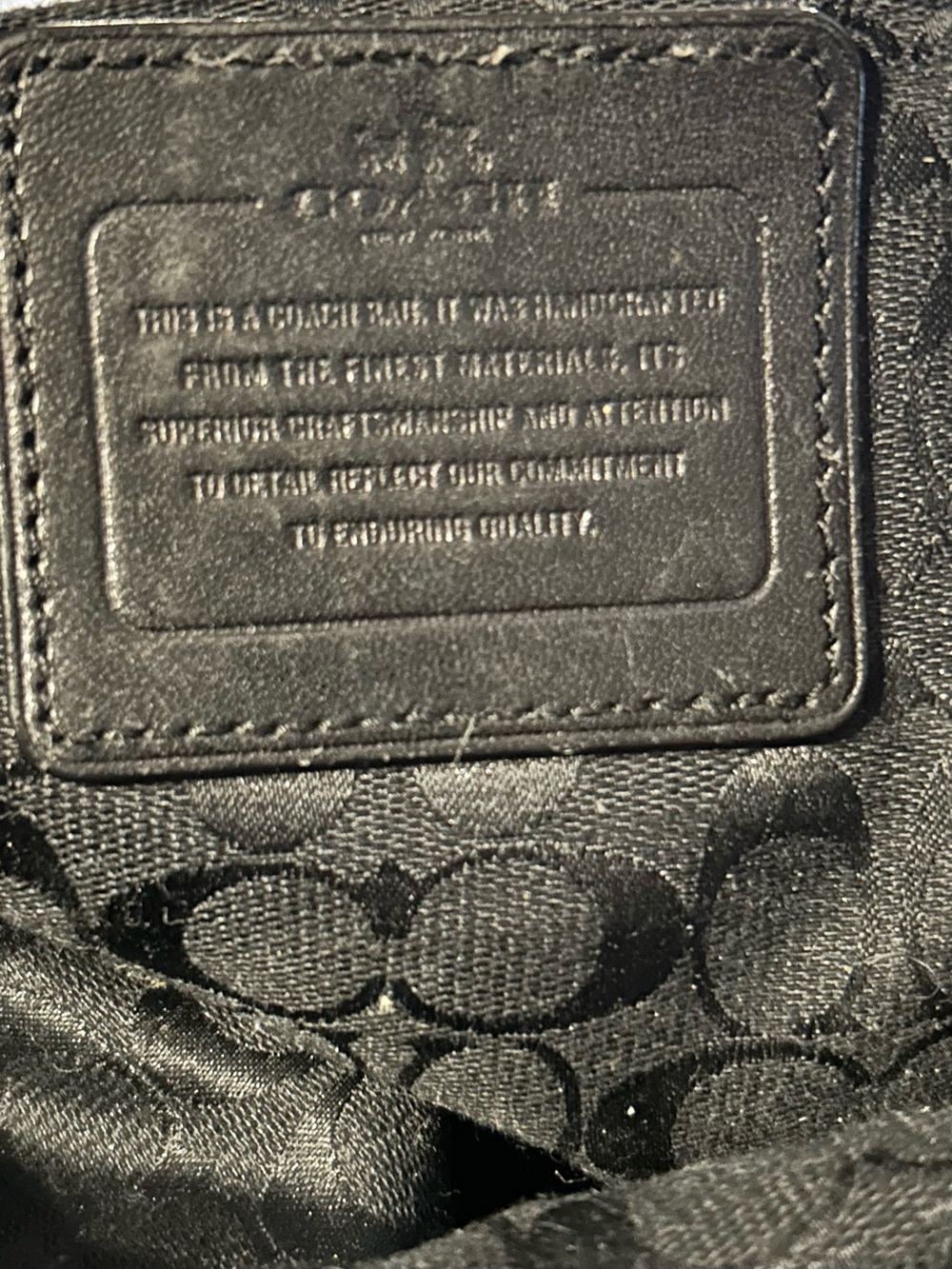 Coach Bleecker Sport Mini Duffle #32281 vintage,black - Picture 9 of 12